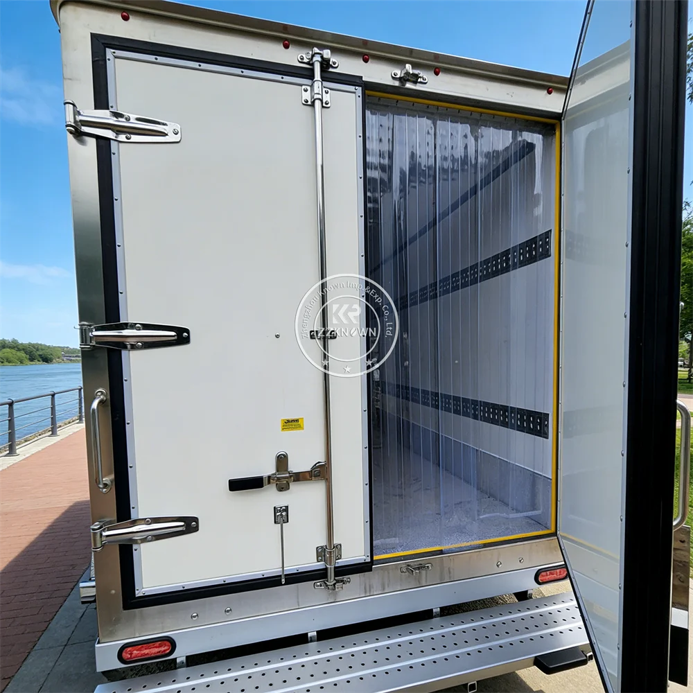 Frozen Storage Trailer Refrigeration Cold Chain Truck Large Capacity Fast Cooling Freezer Trailer for Frozen Food Distribution