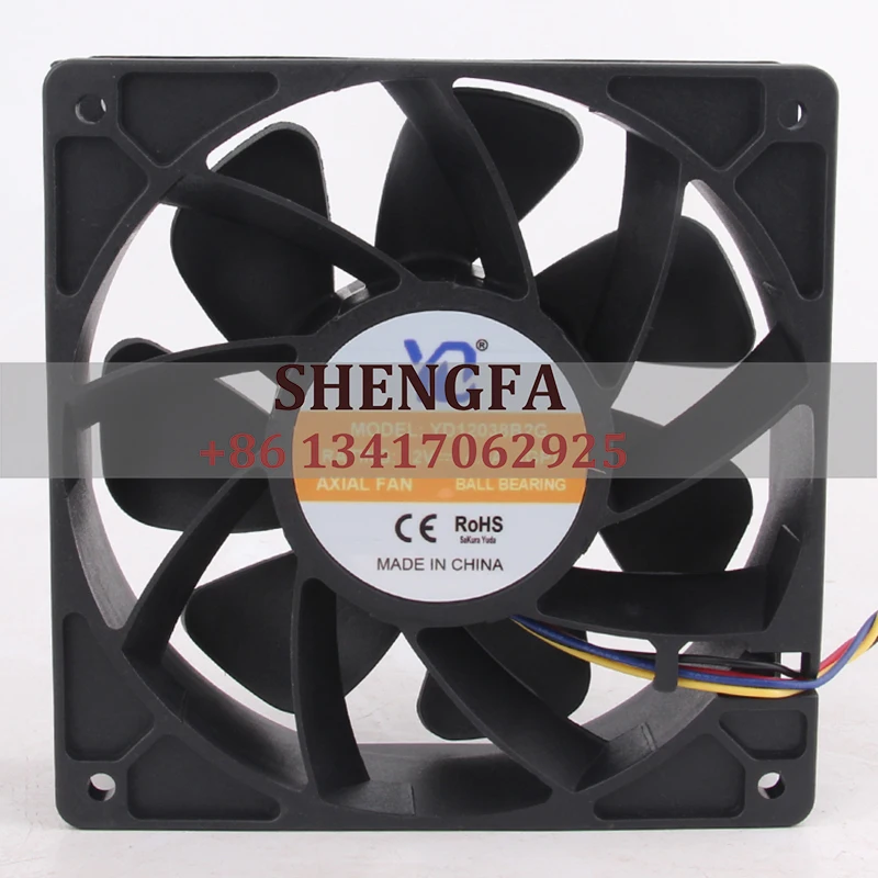 YD чехол Fan YD12038B2G 12V 4.5A 120X120X38MM 12038 12CM Ant S7S9 охлаждающий вентилятор серии Wing Bit