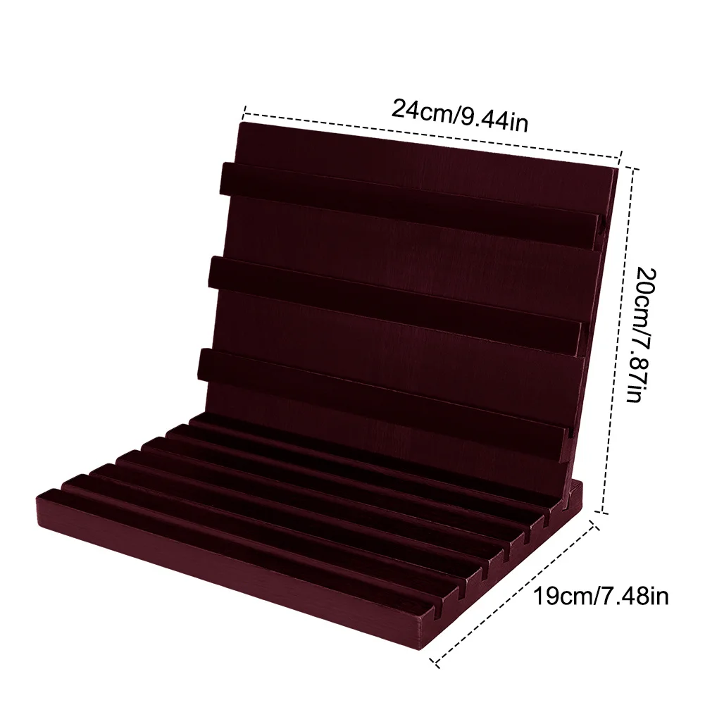 

New Challenge Coin Display Rectangular Coin Display Stand Wooden Coin Storage Rack Collectible Coin Holder