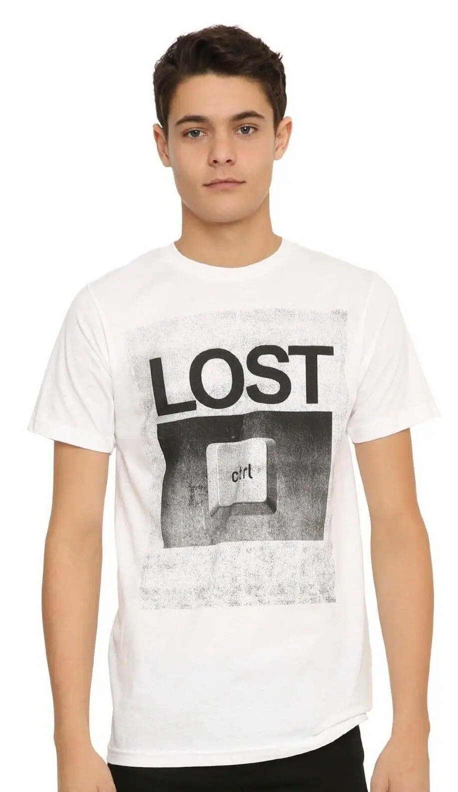 Black Matter Mens Lost Ctrl Control Button Funny White T Shirt New Xs 3Xl