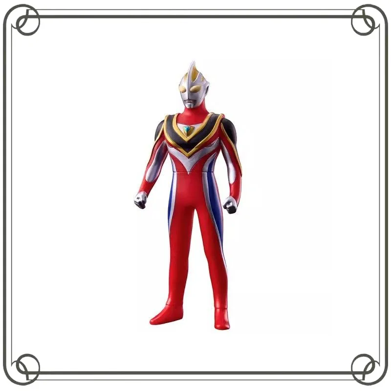 

Ultraman Gaia BANDAI Ultraman 500 Series Soft Rubber Doll Childhood Memories Desktop Ornament Collectible Toy