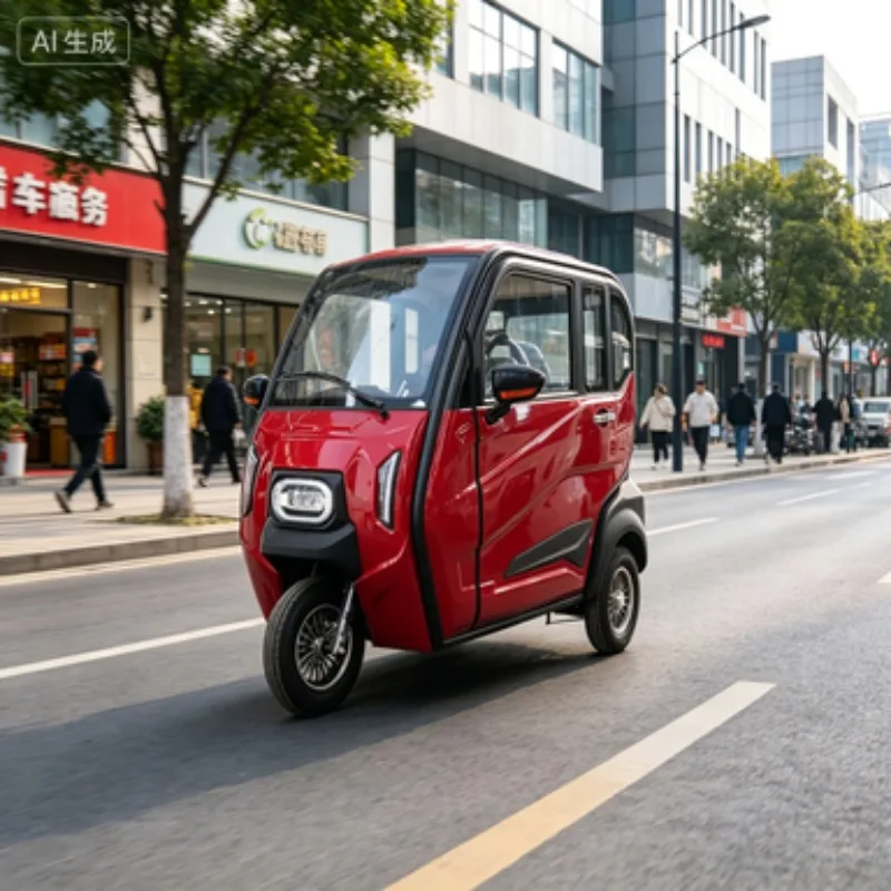 1.6m Electric Tricycle Trycicle Passenger Long Endurance Sunroof Goods Transport Cargo Tricycles Family Use Electric Tricycle