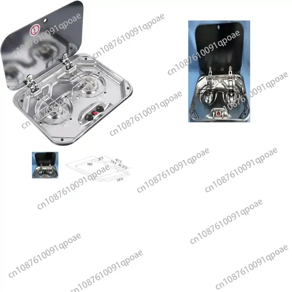 Hot Sales JP Heater RV Cooker for 2 Burner Camping Gas Stove with Sink LPG CE Certified for RVs Campers Motorhomes