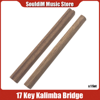 1Set Mahogany 17 Key Kalimba Bridge DIY Thumb Piano Wooden Bridge Musical Instruments