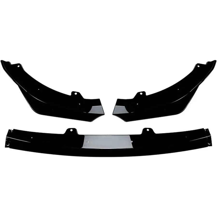 طقم شفاه سبويلر أمامي للسيارة كيا ستينغر GT 20182024 تصميم هوائي أسود يعزز استقرار السيارة والأناقة #3