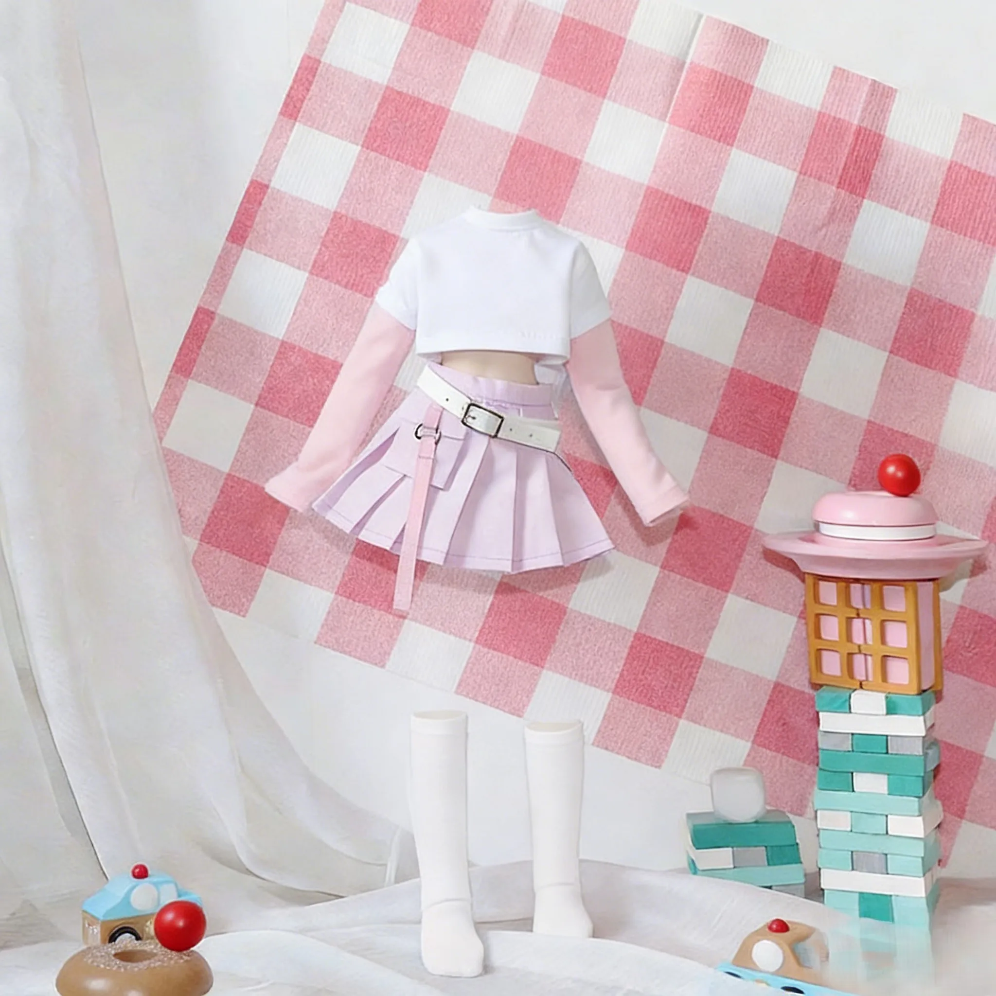 

For 60Cm Barbie Doll Clothes Set Ye Luoli Love Ice Spirit Princess Skirt Shoes Socks Popular Accessories