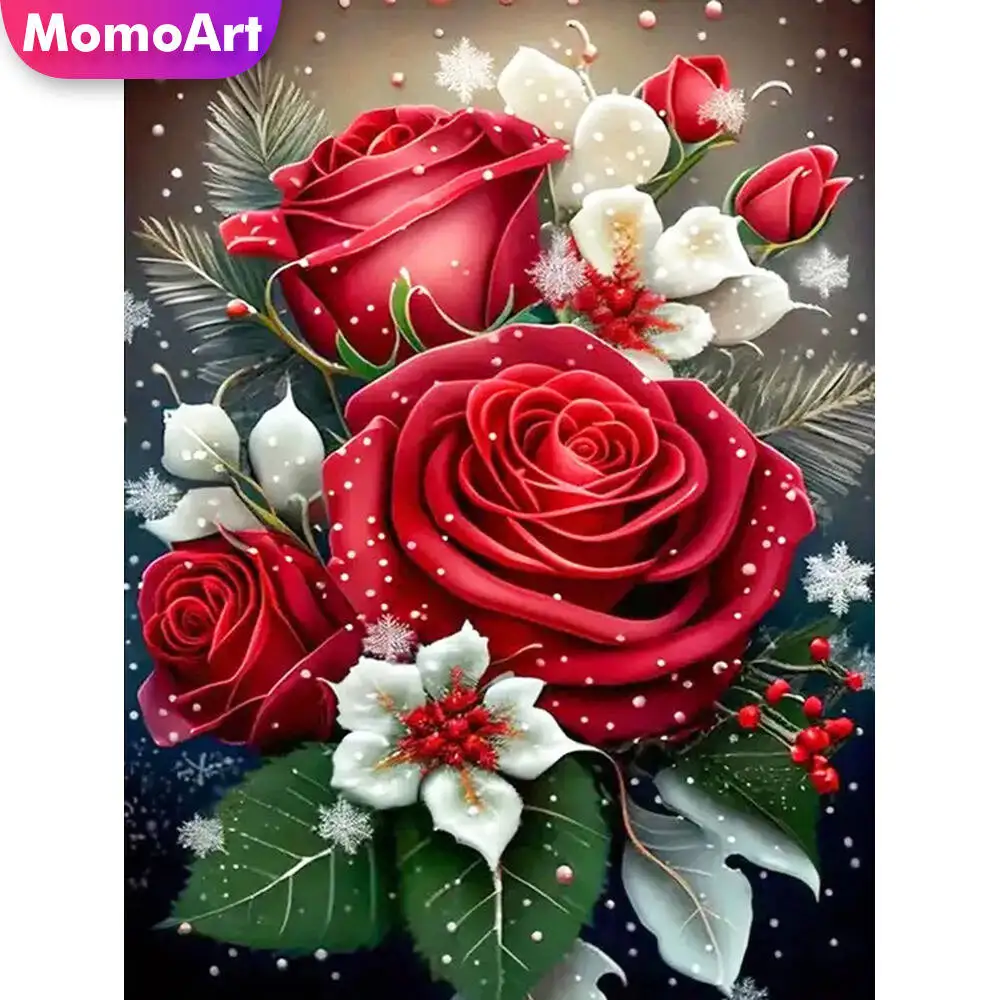 Momoart Katze Diamant Malerei Tier bunte Diamant Mosaik Bild Strass Mond Wand Dekor