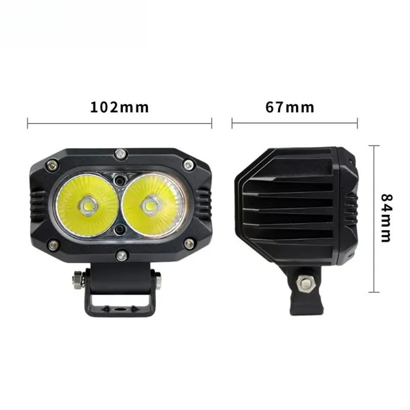 

Popu для 10 Вт постоянного тока 9-36 В, противотуманные фары, рабочие лампы, прожектор для мотоцикла, прожектор для мотоцикла, универсальный светодиодный фонарь дальнего света