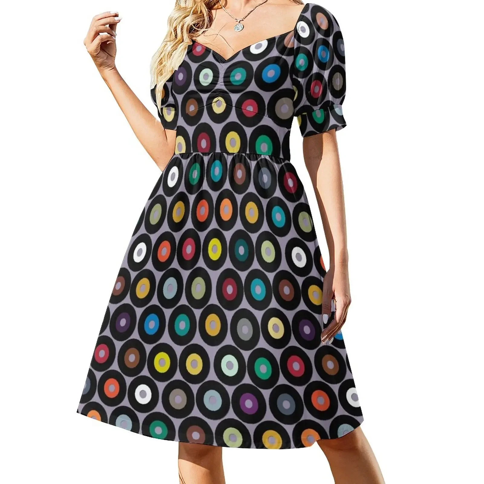 

VINYL lilac Short-Sleeved Dress Dresses Woman clothing