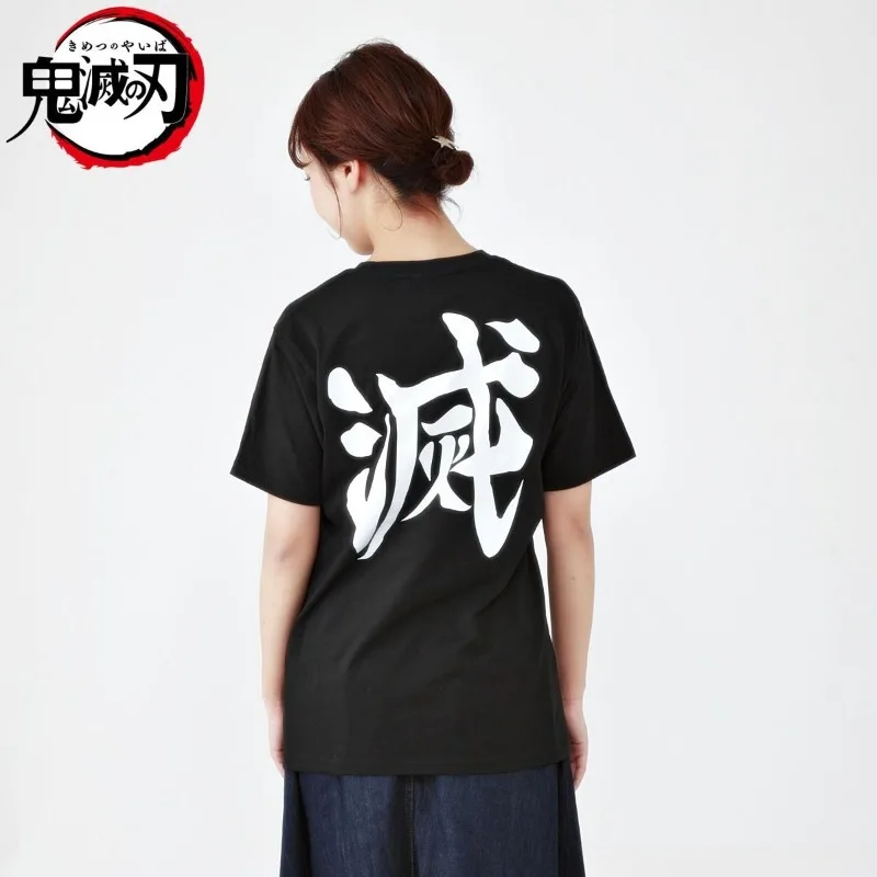 

Demon Slayer: Kimetsu No Yaiba Kamado Tanjiro Nezuko Agatsuma Zenitsu Anime Short-sleeved T-shirts for Men and Women Summer