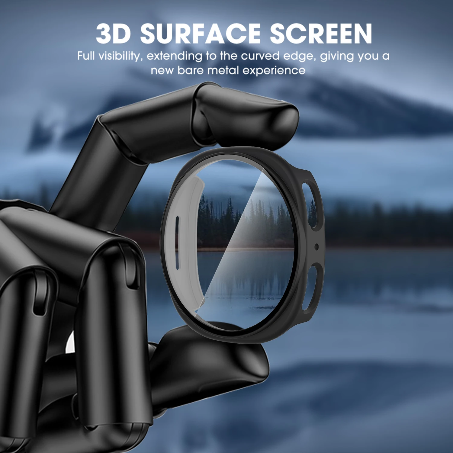 Custodia rigida da 1-2 pezzi con protezione per lo schermo Custodia antiurto per Samsung Galaxy Watch 8 40mm 44mm Custodia protettiva antigraffio