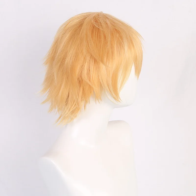 Chainsaw Man Main Character Denji Cosplay Wig Double-layer Gradient Color Teased Hair Process Easy To Style view 3