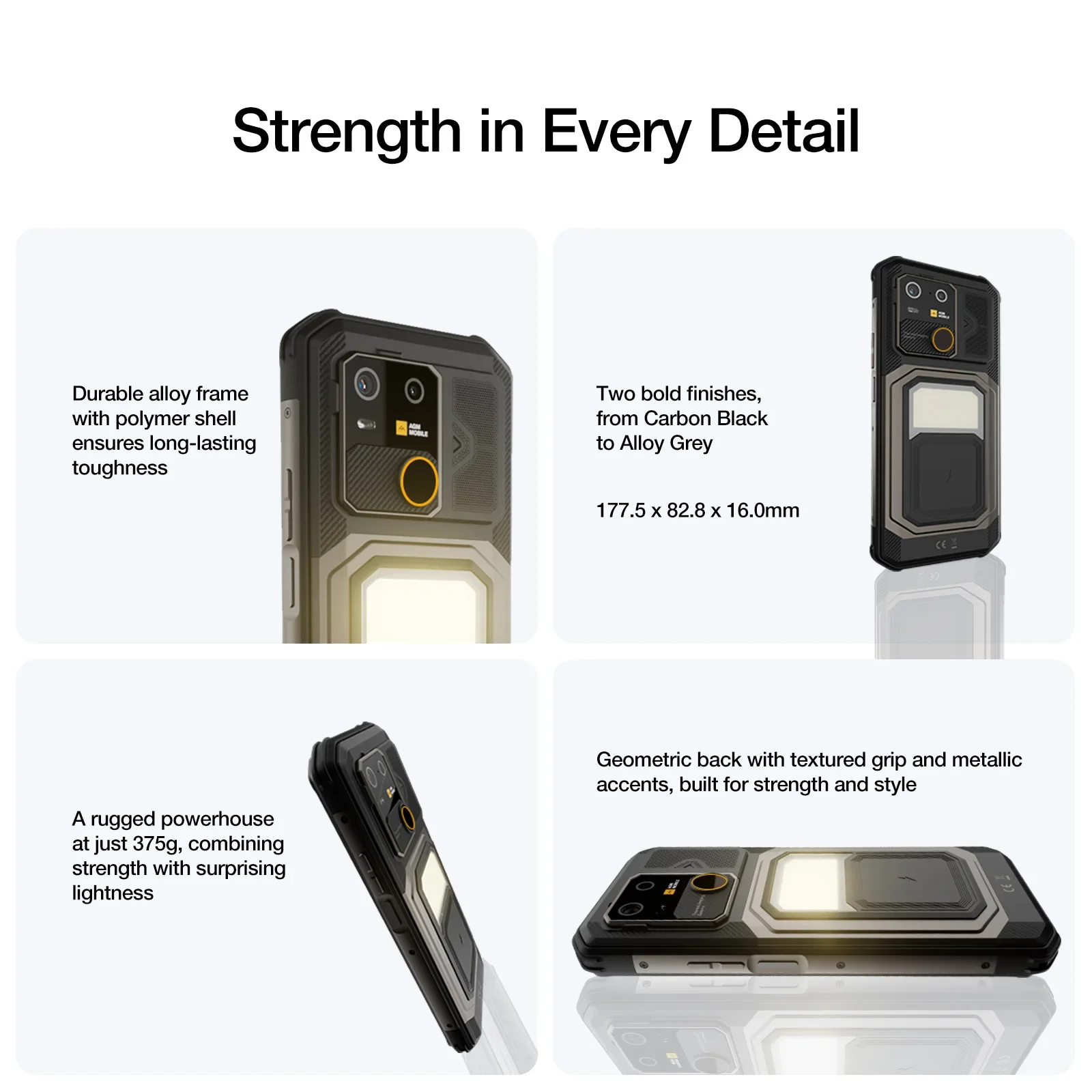 AGM G3 5G Rugged Phone 24GB(12+12) 512GB Wireless Charging 10000mAh Phone 6.72