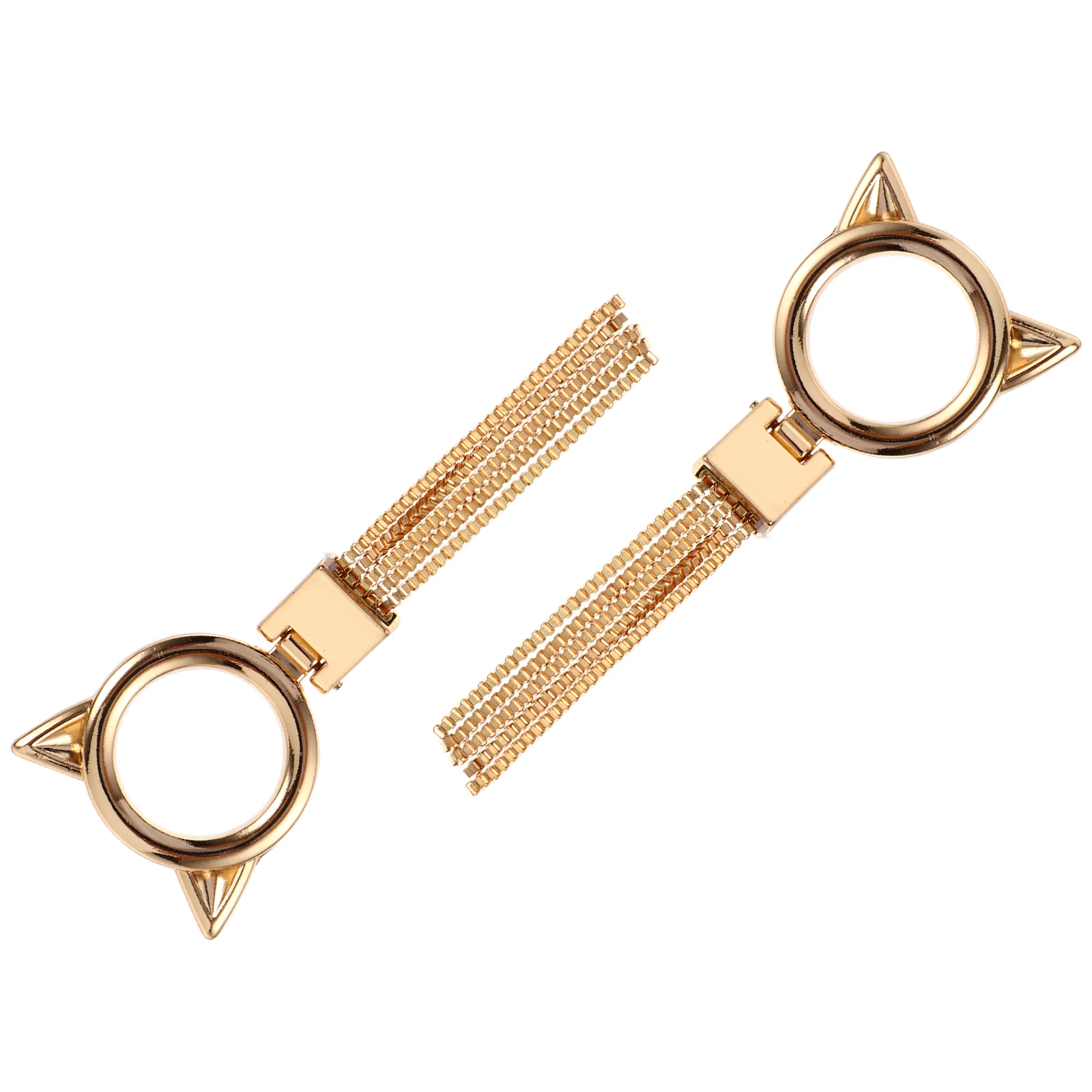 

2Pcs Cat Head Stylish Metal Buttons Durable Decorative DIY Accessories for Bags Suitcase Fasteners Metal Buttons