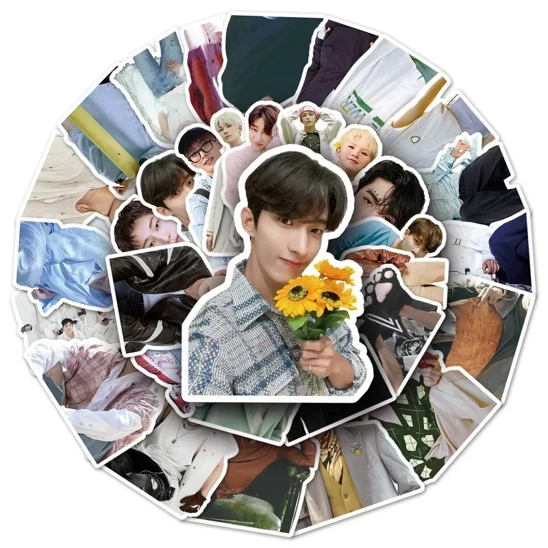 50Pcs New SEVENTEENeds Creative DIY Decorative Stickers Cute Pattern Decals for Phone Case & Scooter Personalized Ornament