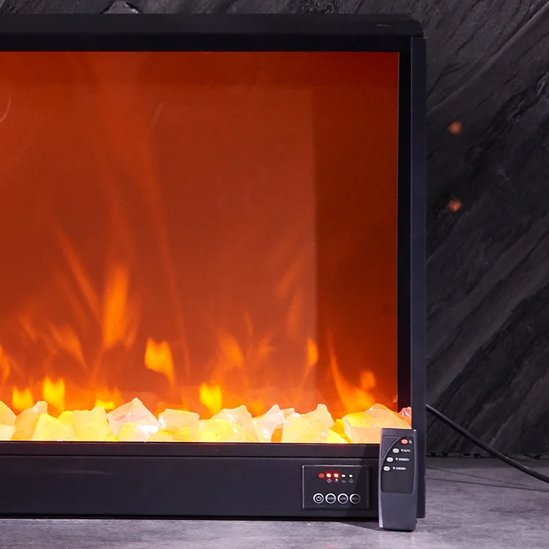 HX Wall Mounted Heater Fire Place Stove Morden Design Decoration Machine Flame Recessed Electric Fireplace