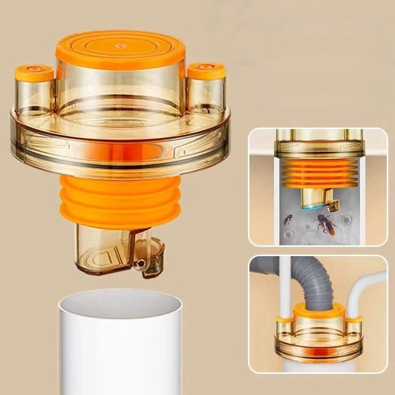 

Core Sealing Floor Drain Deodorant Kitchen Sewer Pipe Sealing Ring Washing MachineDrainer Floor Drain Plug Anti Odor Filter