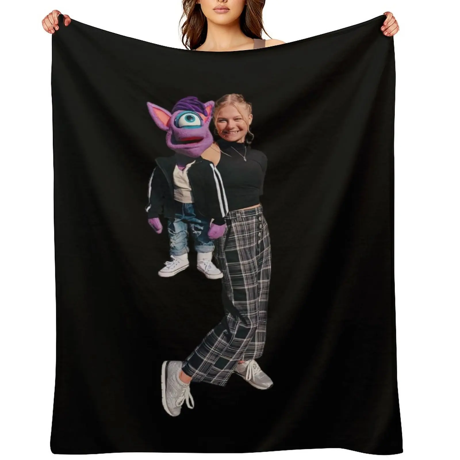 

Darci Lynne Throw Blanket Travel Vintage Cute Plaid Stuffeds Blankets