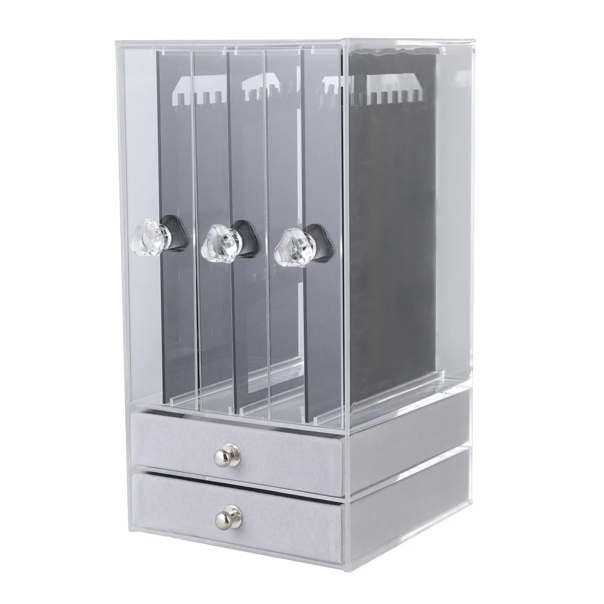 

Jewelry Storage Box Organizer Tray Display Stands À Earring Rack Container Diamond