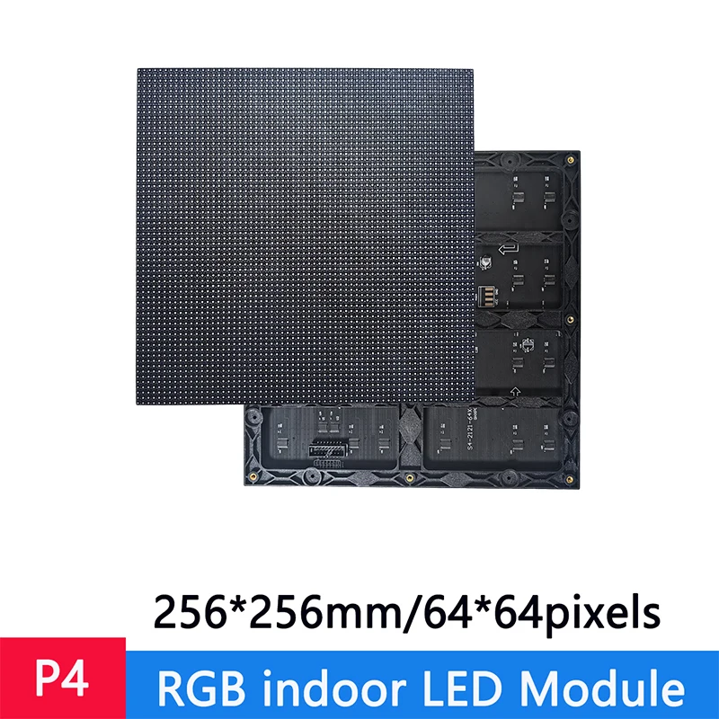 Full Color LED Matrix Display Screen P4 SMD 256*256mm 64x64 High Pixel Unit Board 1/32 Scan LED Digital Sign Indoor Video