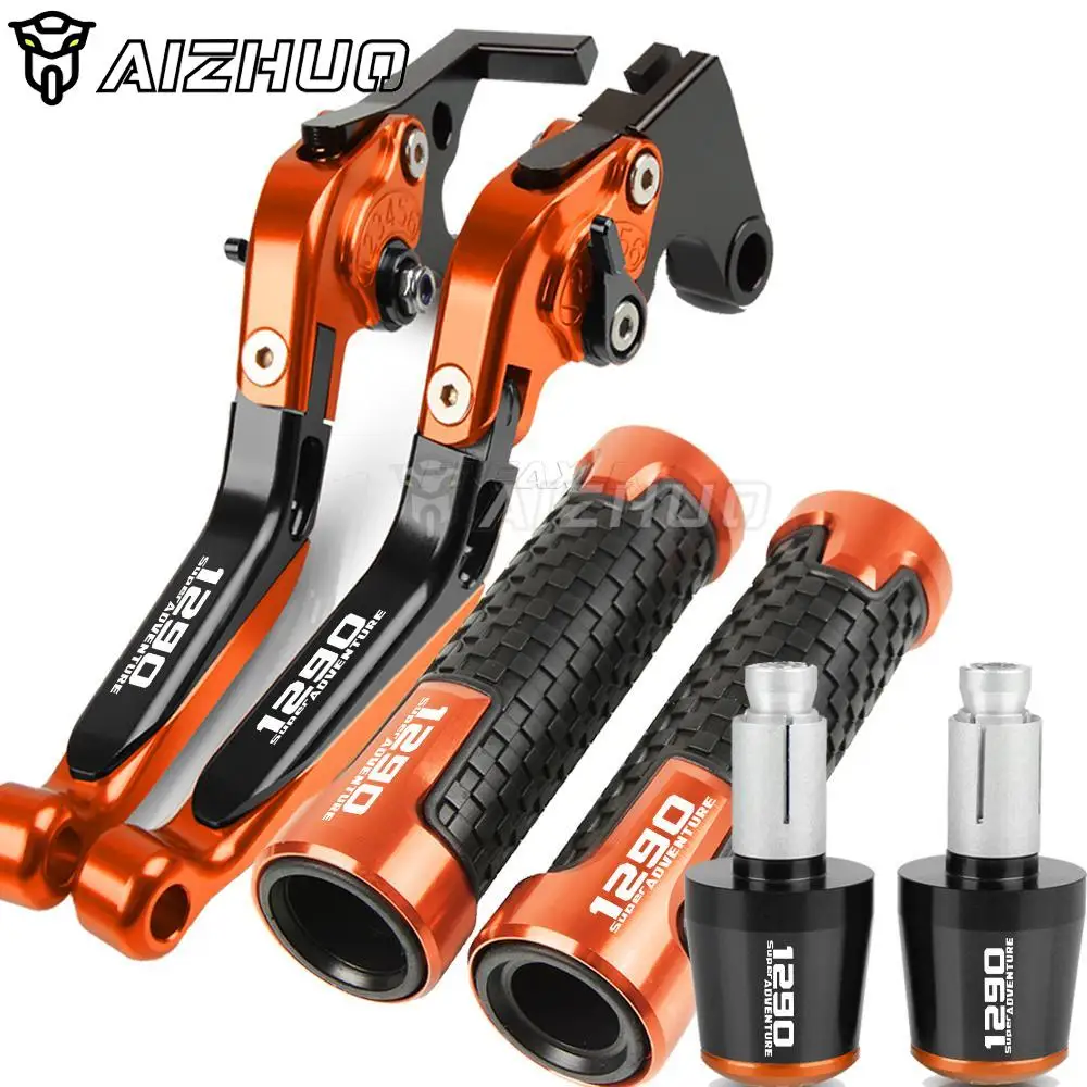 

Motorcycle Handlebar Grips Ends Brake Clutch Lever For 1290SuperAdv 1290 Super Adventure R S T 2015 2016 2017 2018 2019 2020