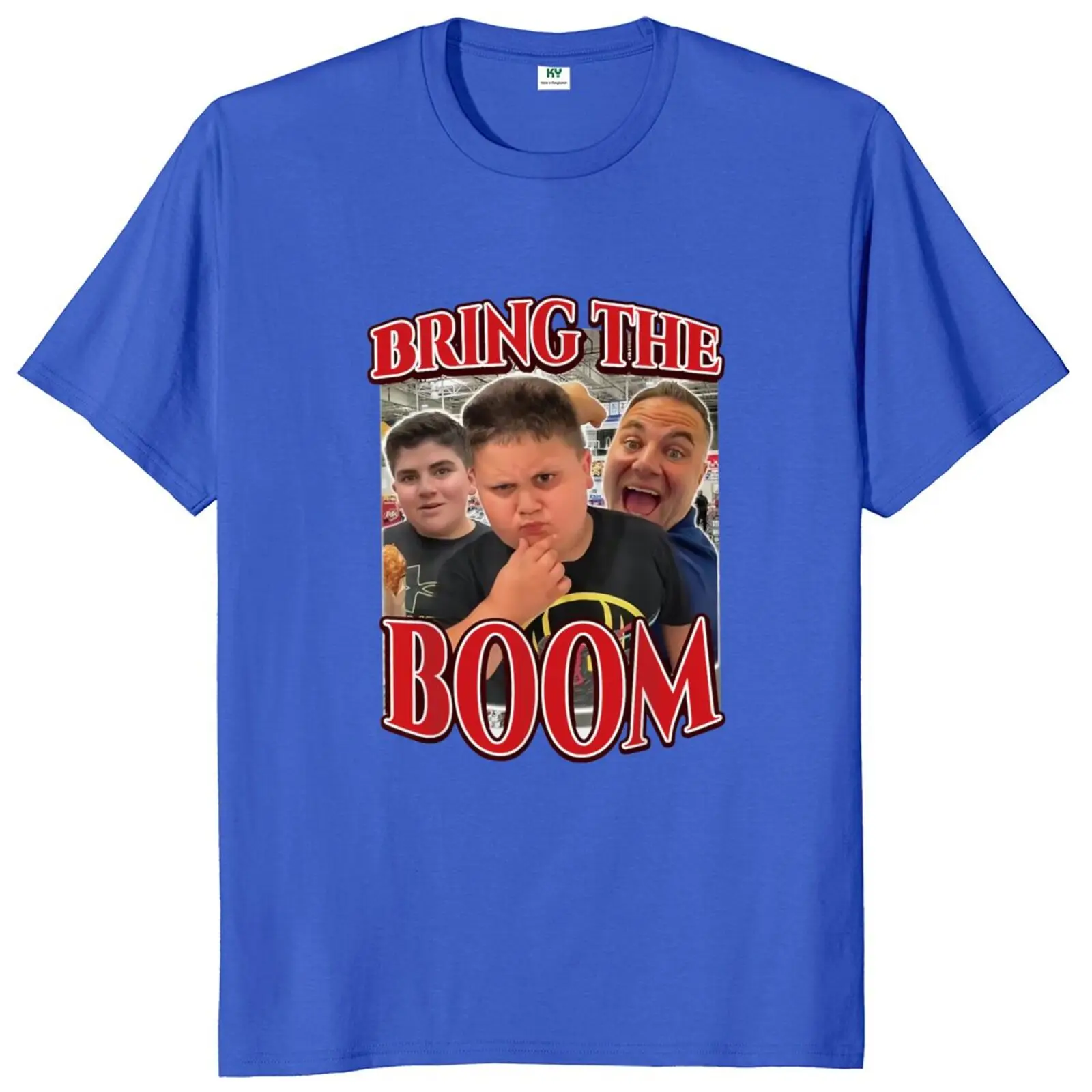 Bring The Boom T Shirt Funny Rizzler Meme Joke Gift Grphic T-shirt 100% Cotton Soft Unisex Tee Tops EU Size