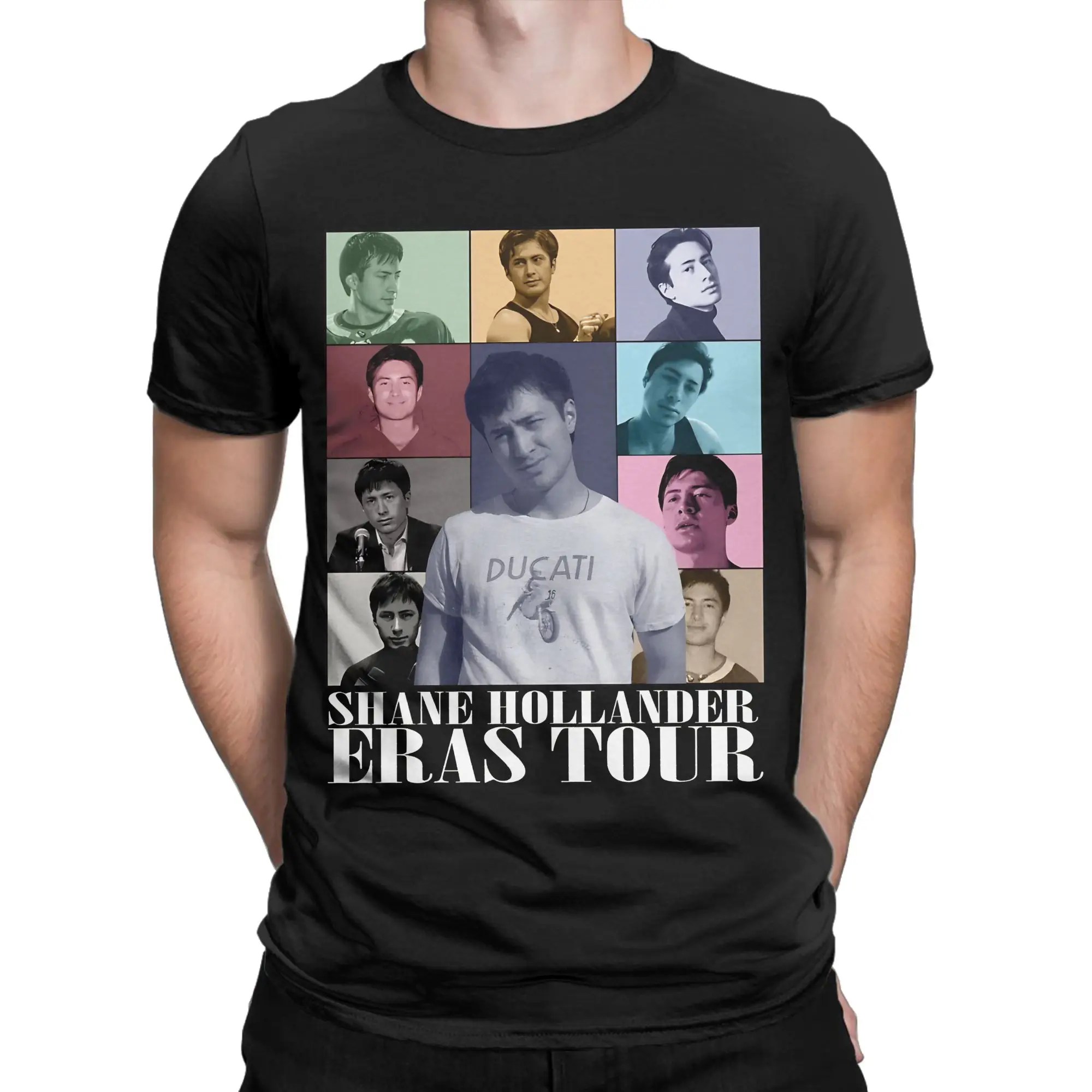 Shane Heated Rivalry Vintage The Eras Tour T-Shirts for Men Women  Leisure 100% Cotton Tees Round Neck T Shirts Plus Size Tops