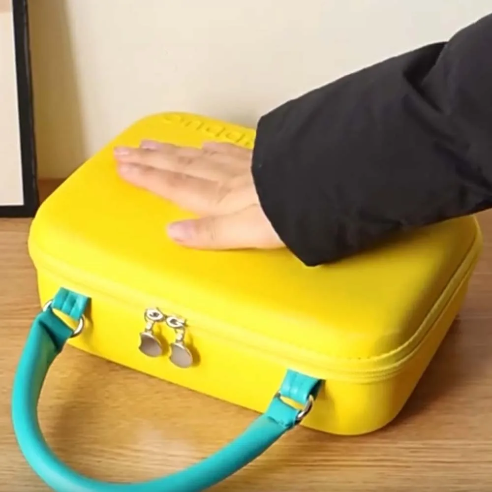 

Dopamine Color Cosmetic Bag Suitcase Large Capacity Anti-Splash Water Handheld Makeup Bag Polyester Compartment