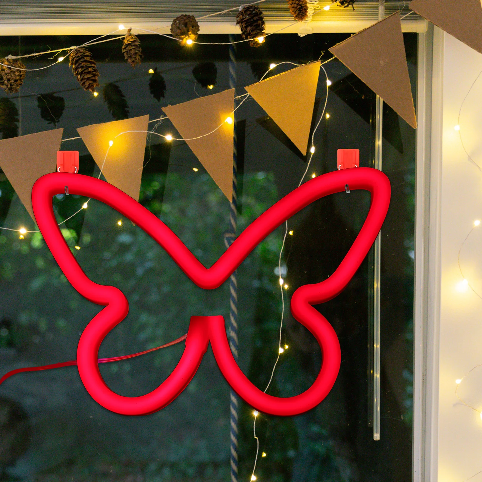 

Butterfly Neon Signs Wall Decor USB Led Neon Lamp Powered Butterflies Wall Decor Room Aesthetic Girls Bedroom