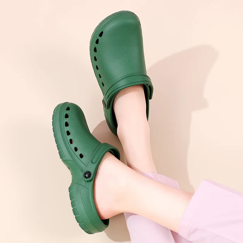 Unisex Medical Clogs Non-slip Breathable Surgical Work Shoes for Hospital Nurse Doctor Kitchen Garden EVA Sandals - view 5