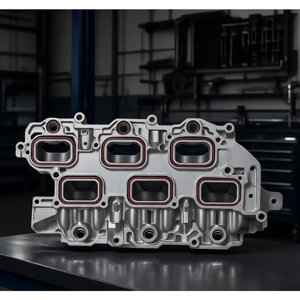 

Aluminum Engine Lower Intake Manifold Gasket Kit Replacement Part Compatible with Multiple Vehicle Models