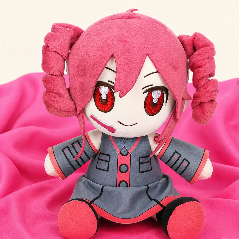 23CM Kasane Teto Plush Toy Soft Doll Stuffed Plushies Figure Anime Cosplay Cartoon Birthday Present Christmas Gift for Fans Girl