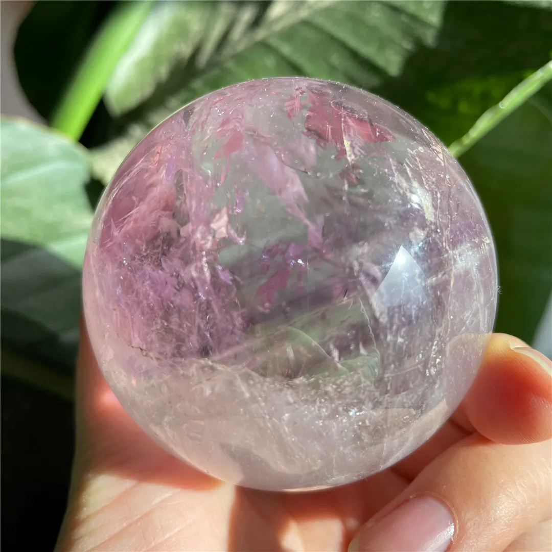 6-7cm Low Price Purple Crystal Ball Amethyst Quartz Natural Sphere Indie Jewelry Healing Stone Feng Shui Decoration Living Room