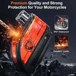Motorcycle Alarm Disc Brake Lock Security Moto Wheel Disk Padlock Waterproof 120dB Loud Anti Theft Alarma Motorcycle Disc Lock