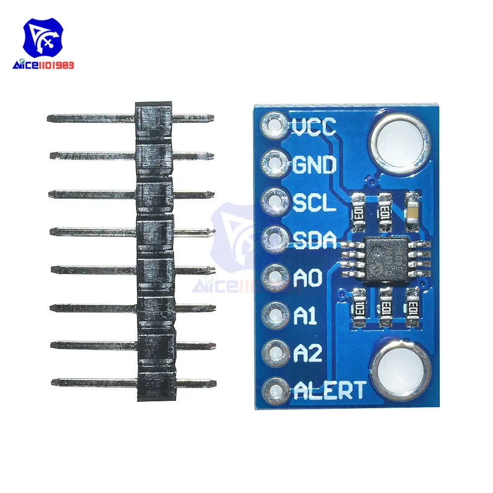 diymore MCP9808 High Accuracy Temperature Sensor Module I2C IIC Breakout Board Expansion Board for Arduino