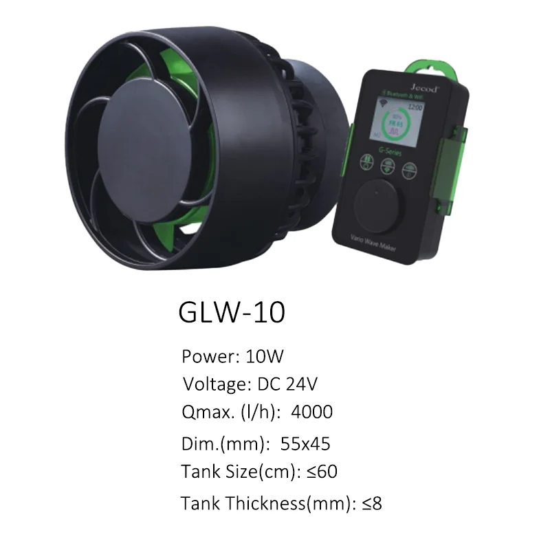 Jebao 2026 GLW Series Aquarium Wave-Making Smart WiFi Control with