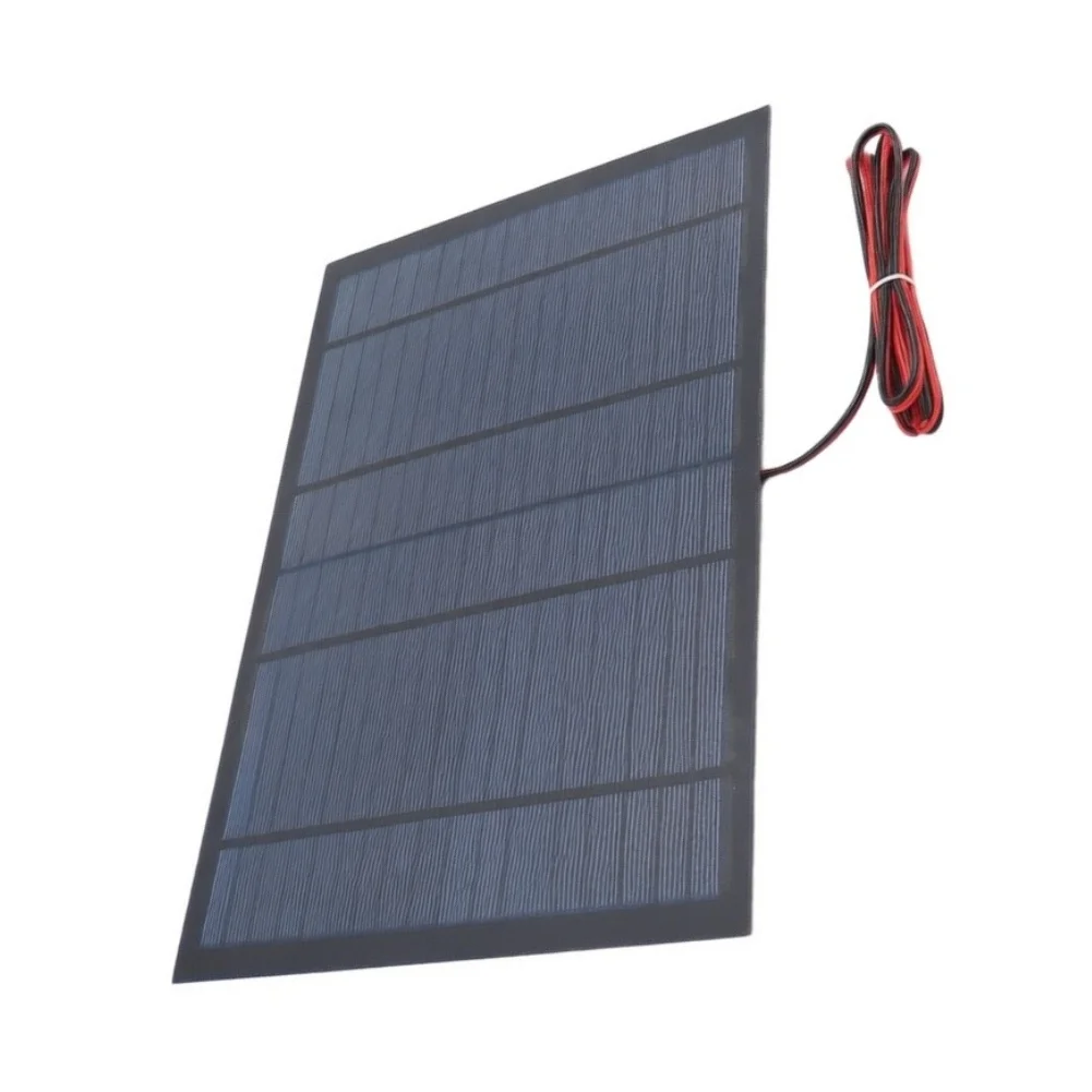 18V 10W Solar Panel with 200cm Cable for Renewable Energy Experiments and Student-Led Solar Circuit Development