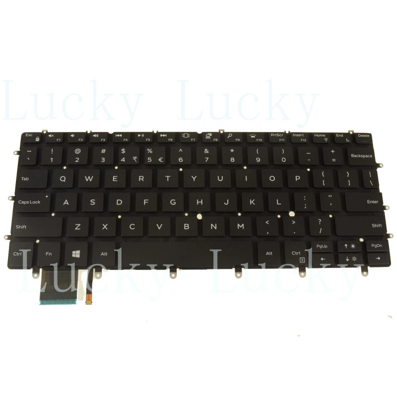 

Клавиатура с подсветкой f 06Y7DJ для ноутбуков DELL XPS 13 9370 9380 7390