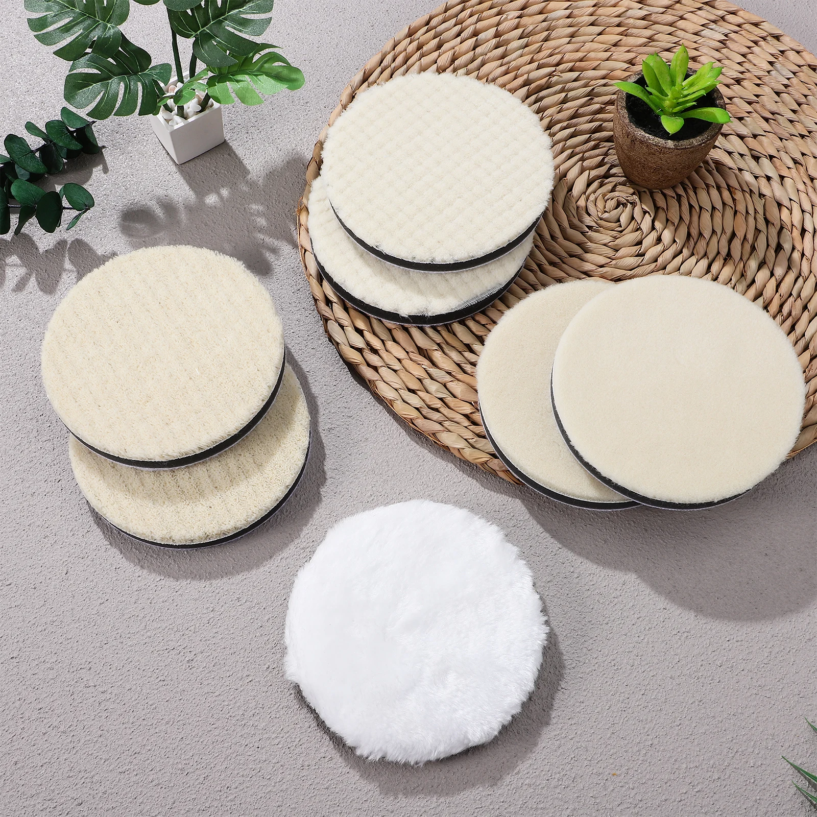 

7 pcs Polishing Disc Set Car Kit Buffing Pads Drill Attachment Wheel Polisher Sponge Pad For Autos SUVs Car Detailing Buffer Pad