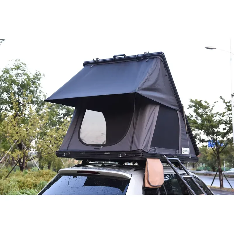 Quick and Effortless Opening 2-Window Hard Shell Car Roof Tent with Oxford Fabric 2000-3000mm Waterproof Eco-Friendly Outdoor