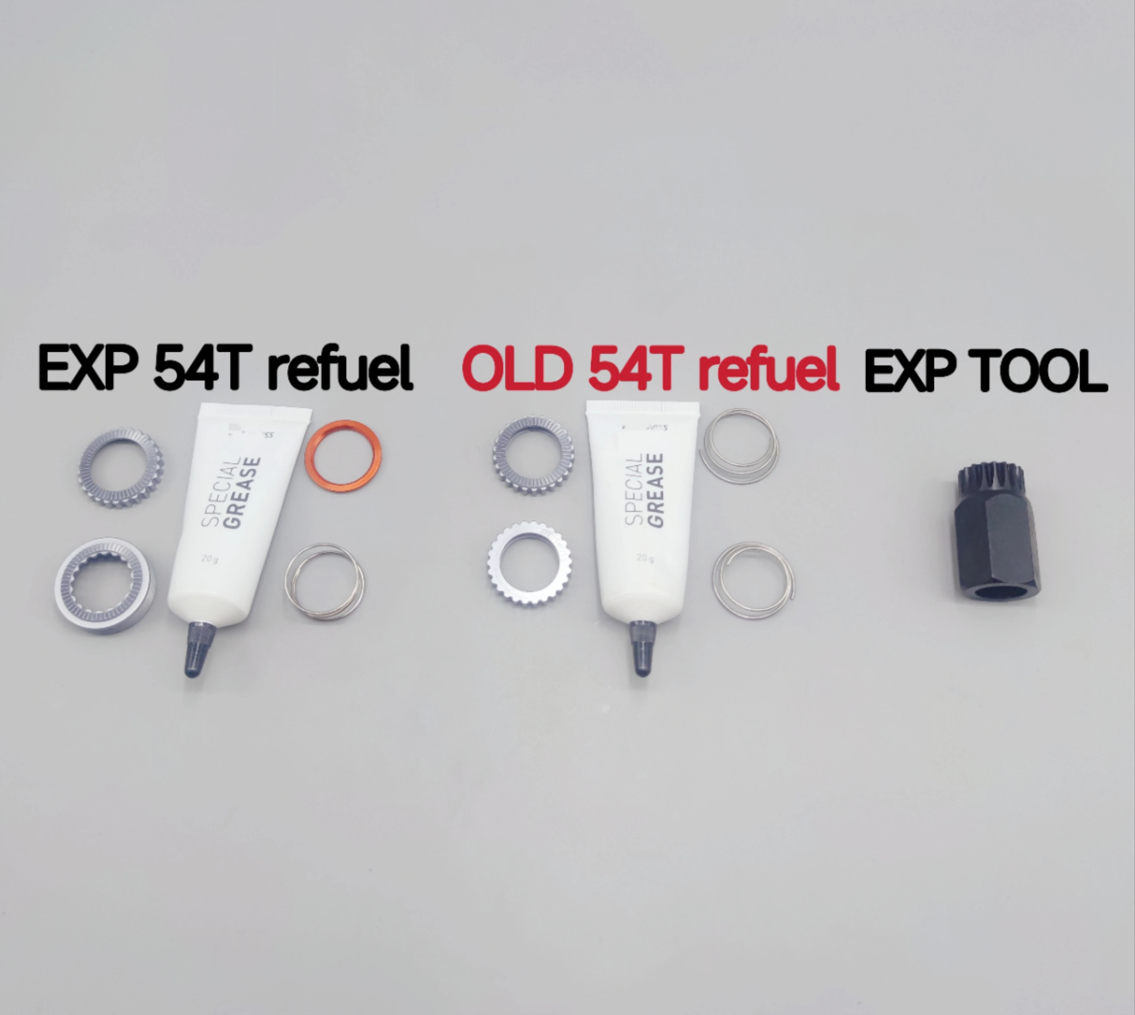 For DTSwitch EXP54T OLD54T Star Ratchet Repair Parts: 2 Star Ratchets2 Springsand 20g of Lubricant