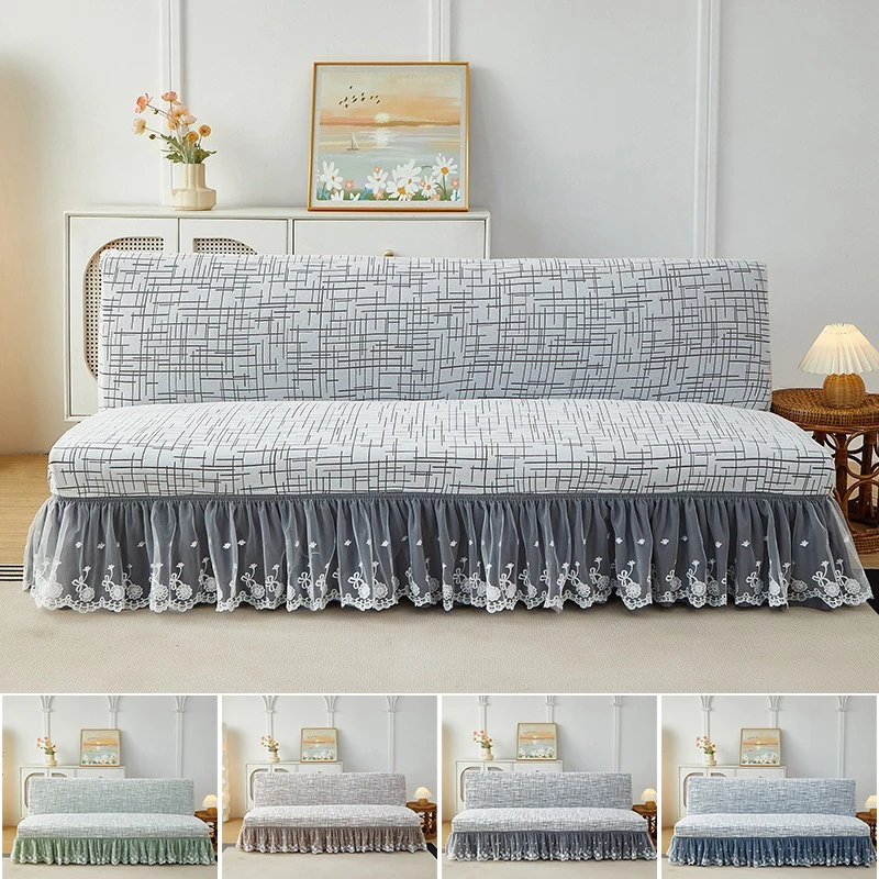 

Armless Futon Folding Sofa Bed Cover To Prevent Cat Scratching/Protector Dustproof Non-Slip Stretch Folding Sofa Covers 소파 커버