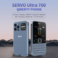 SERVO Ultra700 4SIM Card Qwerty Mobile Phone NFC Access Control Speed Dial Blacklist TYPE-C GSM Cellular Full Keyboard Cellphone