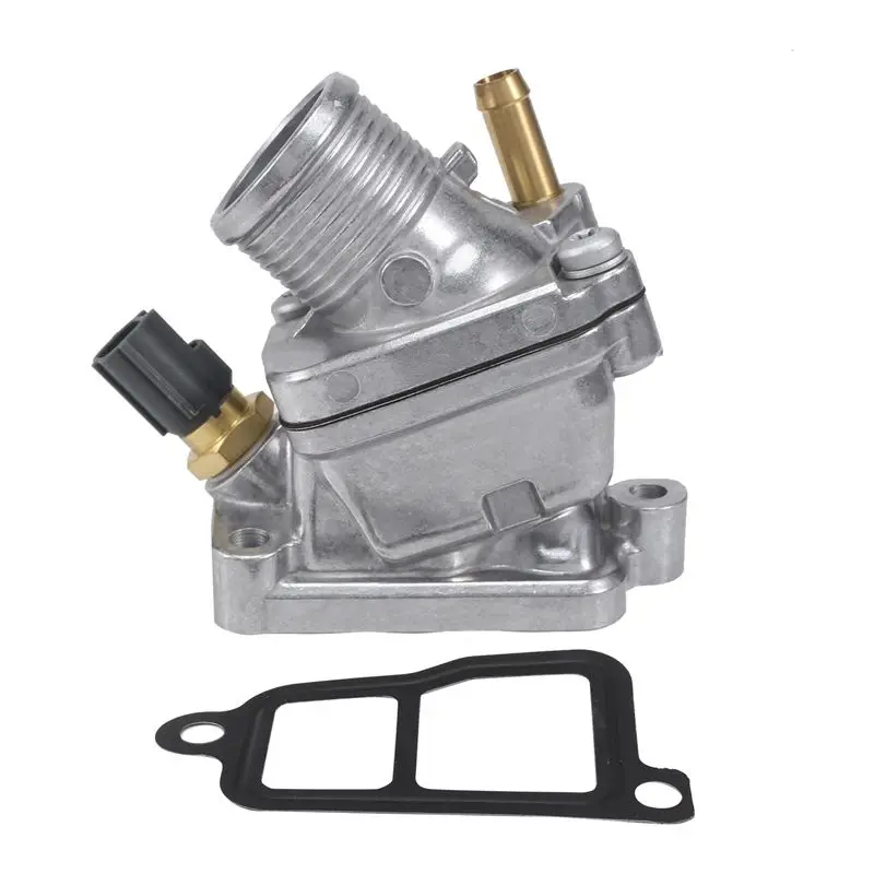 A03E-2X Upgraded Aluminium Alloy Thermostat Housing For -Volvo S80 2005-2006 XC90 2.5T 31293698