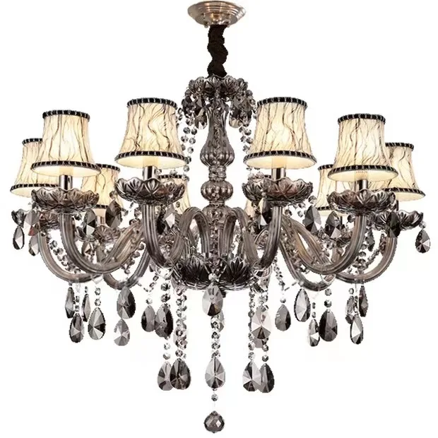 

European crystal lamp retro bedroom clubhouse lobby hotel steamhouse restaurant private room chandelier