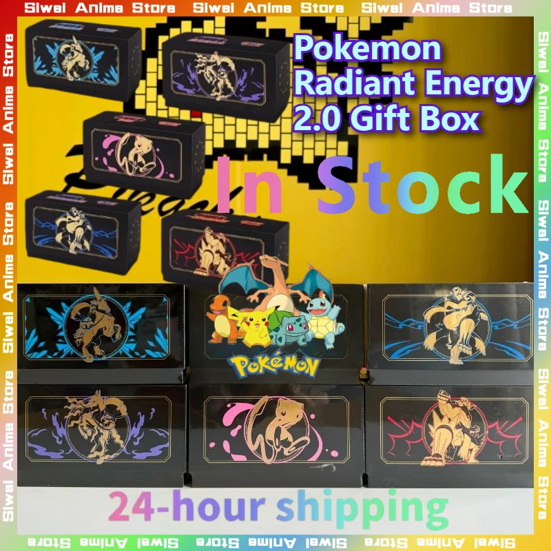 

Оригинальная подарочная коробка Pokemon PTCG Radiant Energy Vol.2 Anime Mew Calyrex Rapid Strike Urshifu, коллекционная китайская коллекционная игровая карта