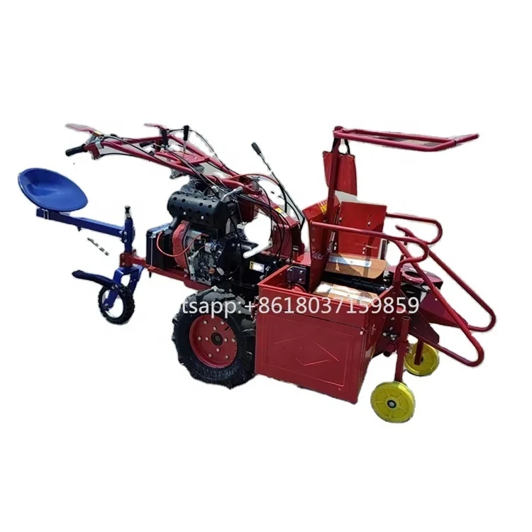 

Mini Combine Walking Type Corn Harvester