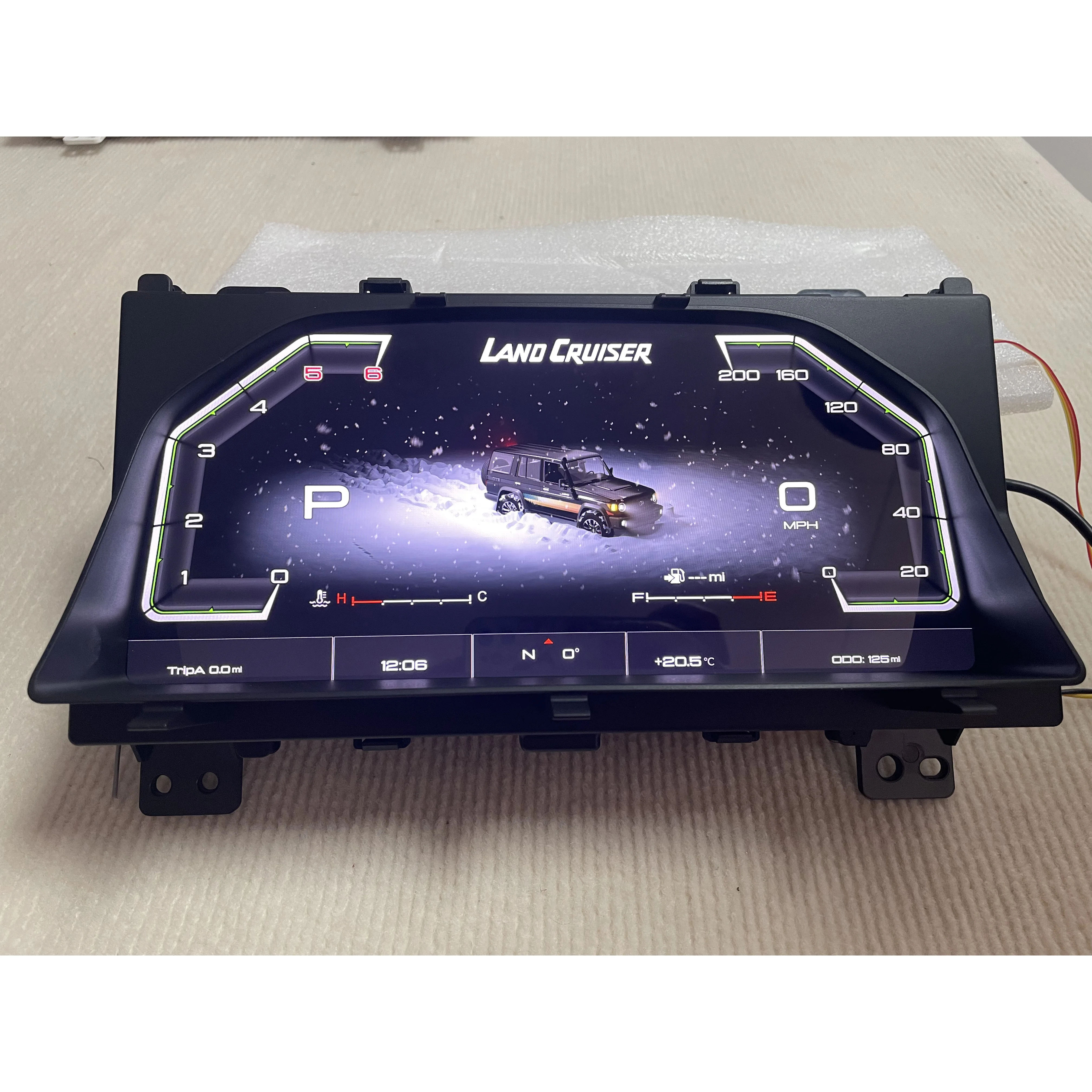 

Car Digital Dashboard Speedometer Display for LC71 76 78 79 LCD Instrument Panel