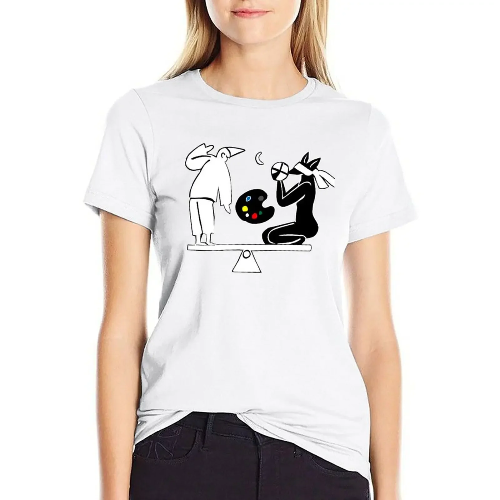 

Stasis T-shirt Aesthetic clothing female summer tops Women's tee shirt