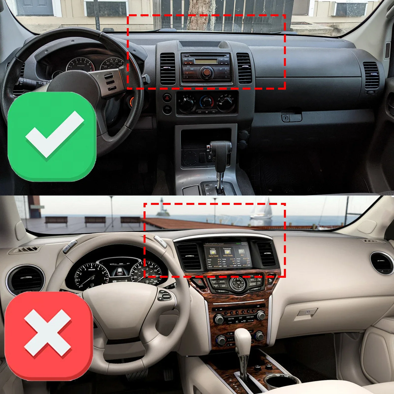 for Nissan Pathfinder R51 2005-2010 Dashmat Dashboard Cover Dash Mat Anti-UV Sun Shade Carpet Pad Car Styling Accessories